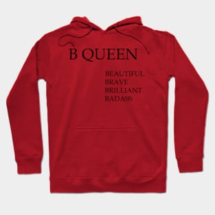 beautiful brave brilliant badass woman Hoodie